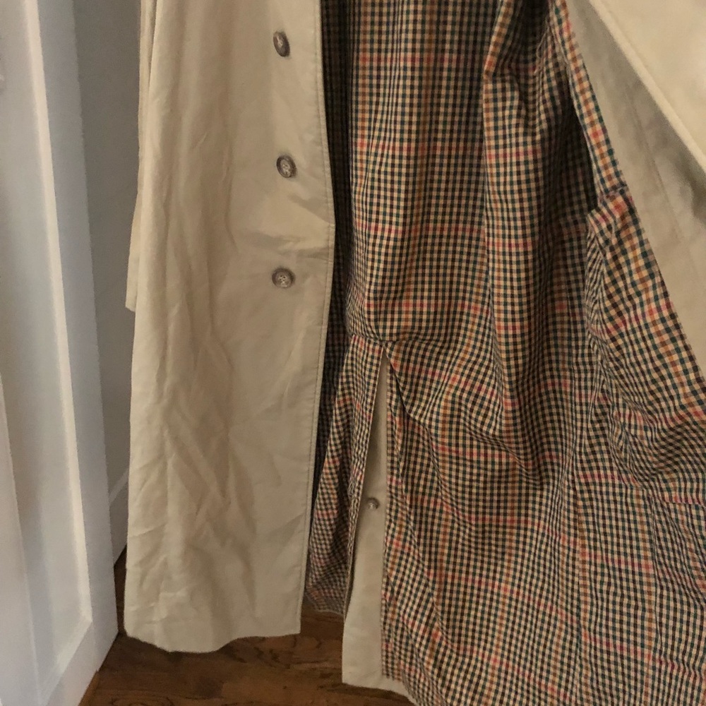 Brooks Brothers khaki trench coat 42L - Picture 4 of 7